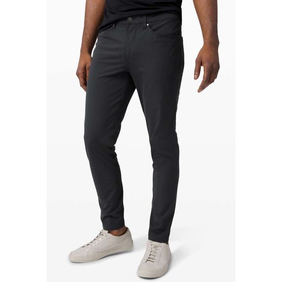 Lululemon ABC Pant Slim Warpstreme Obsidian Gray Men’s 32 x 26” Athletic Casual